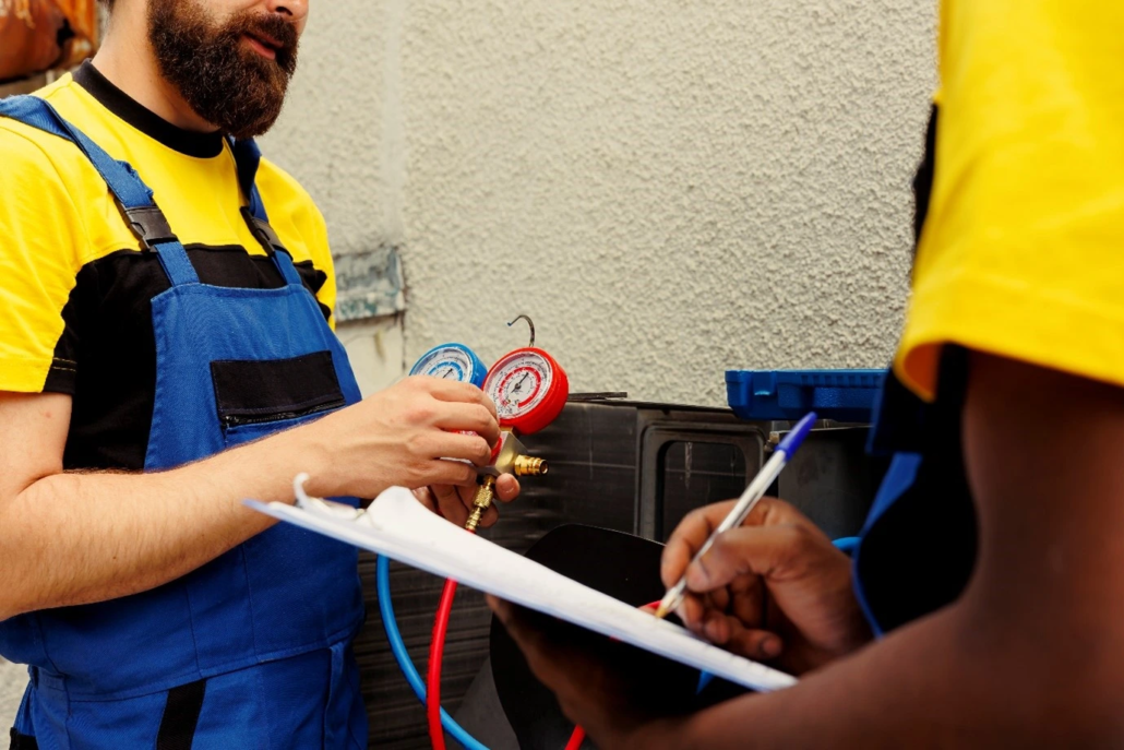 HVAC system inspection