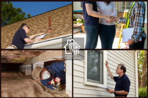 Home inspectors doing home evaluation